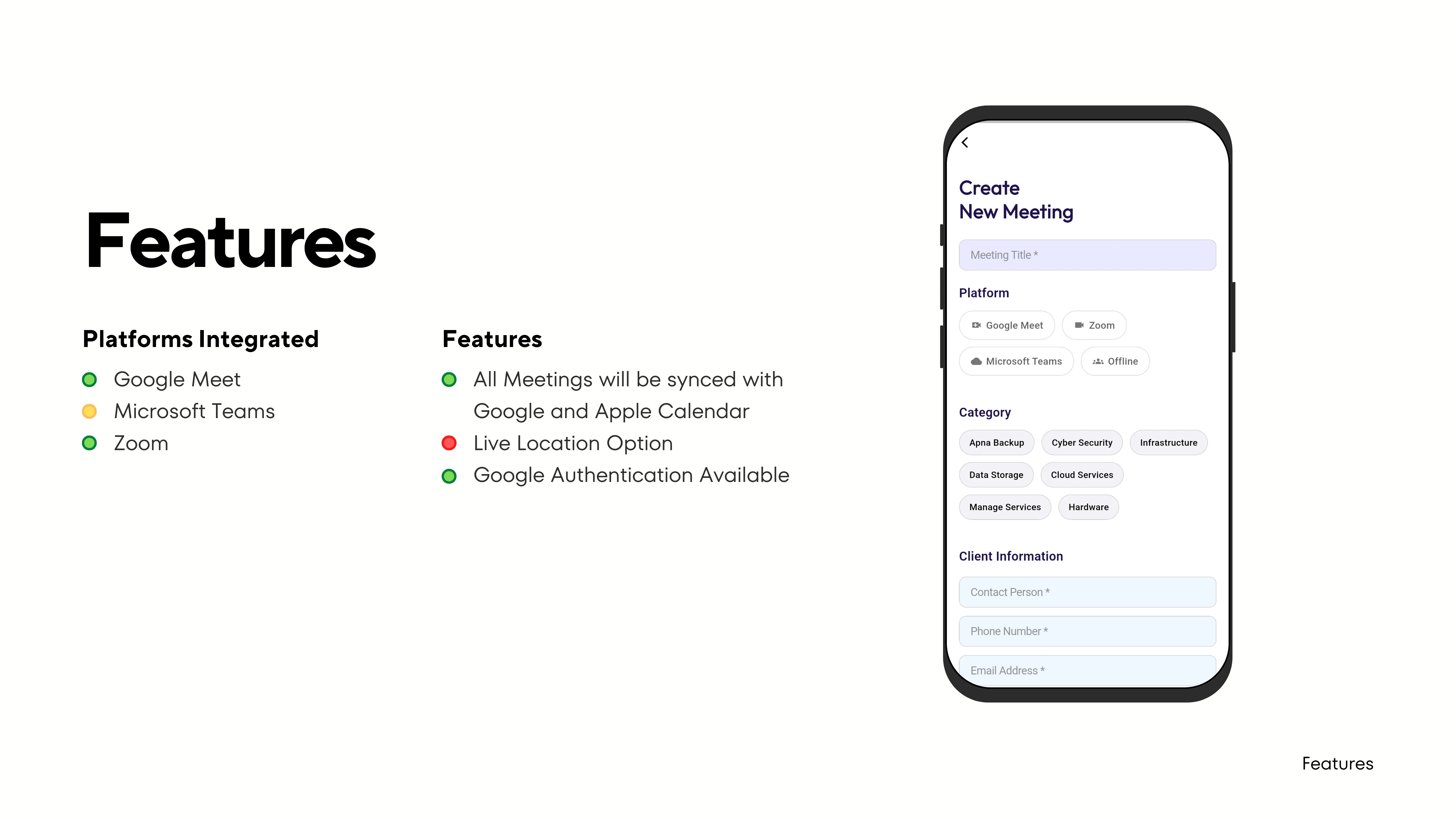 Apna Agenda Calendar View