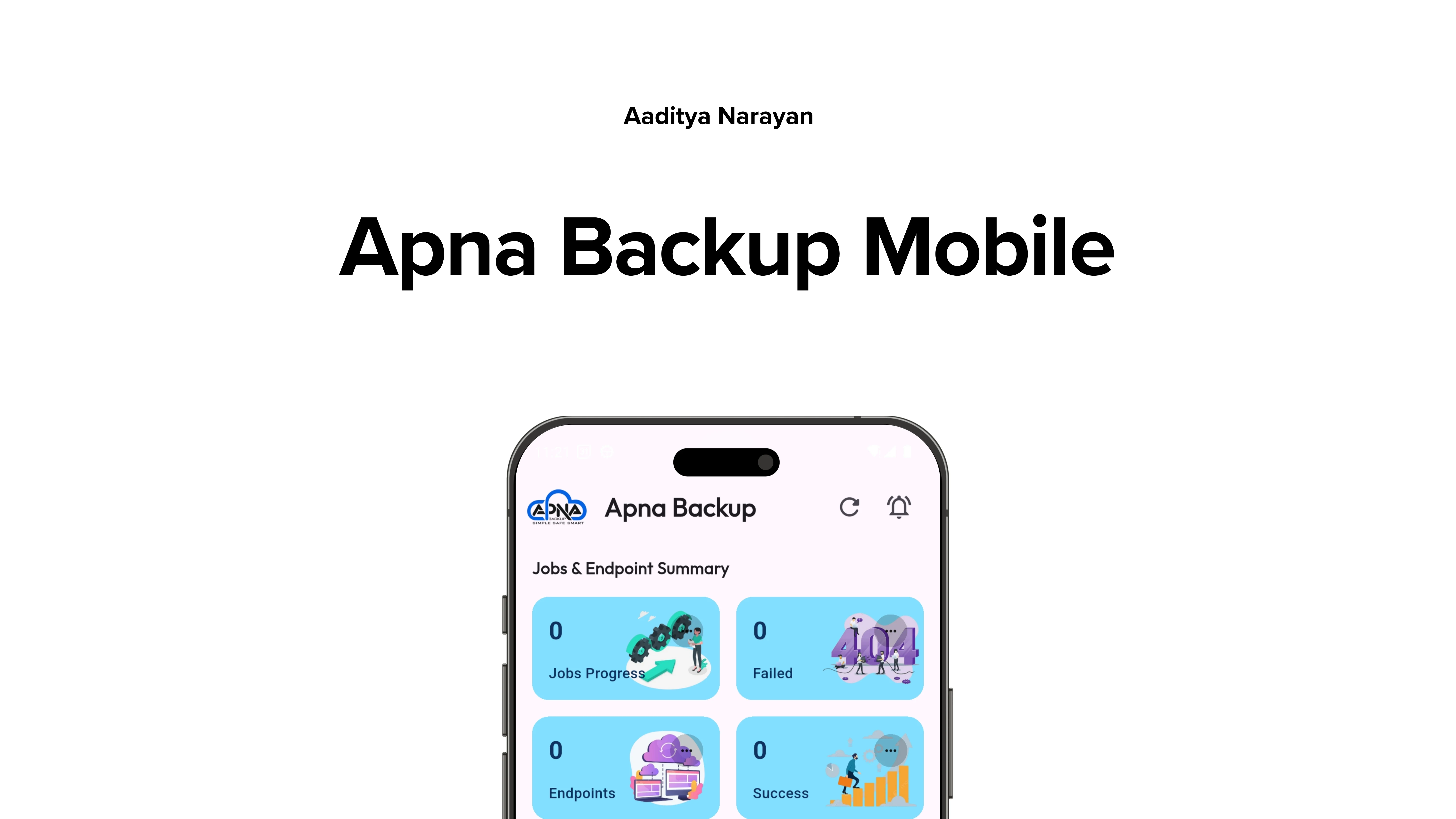 Apna Backup Mobile Screen 1