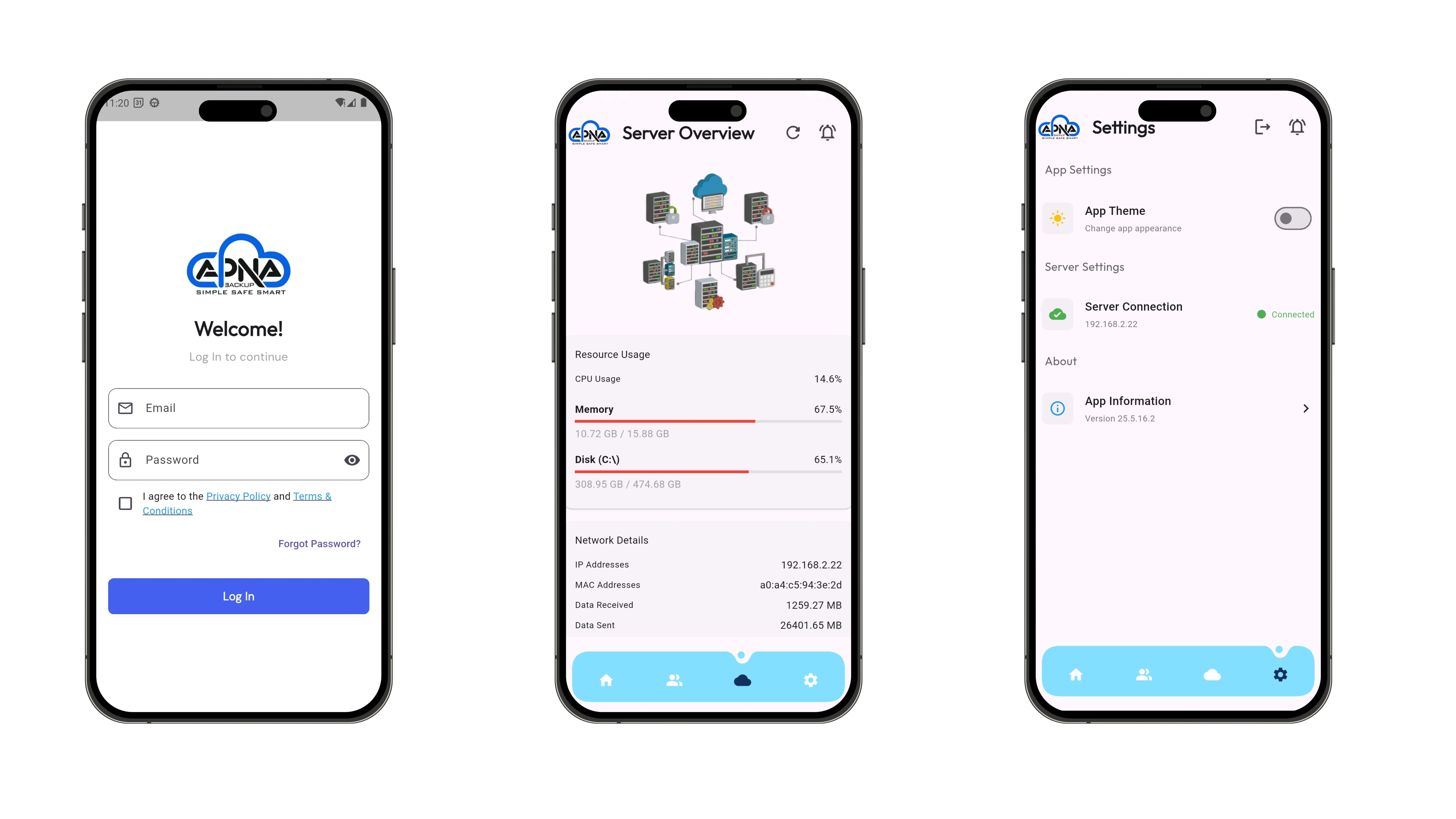 Apna Backup Detail View